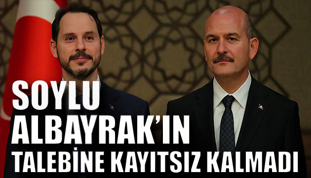 Bakan Soylu dan Albayrak a tebrik mesajı