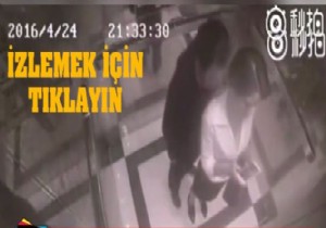 Asansördeki tacizciye büyük ders!