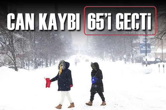 ABD deki ölümcül kar fırtınasında can kaybı 65 i geçti