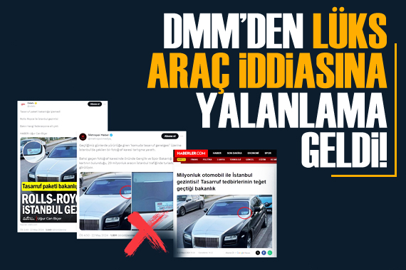  Lüks otomobil yolda görüldü  iddiasına yalanama!