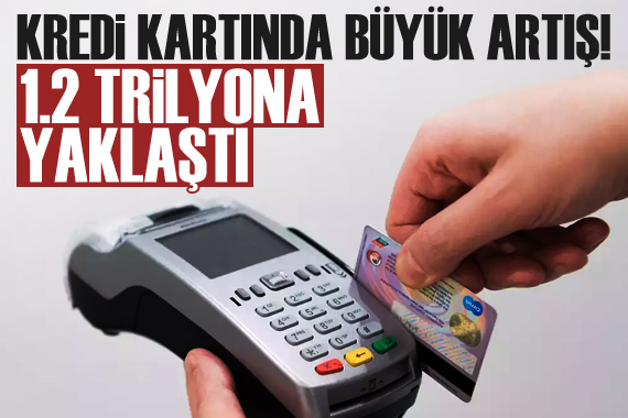 Kartlı ödemelerin tutarı martta 1,2 trilyon liraya yaklaştı