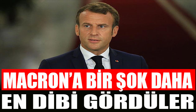 Macron a seçim şoku