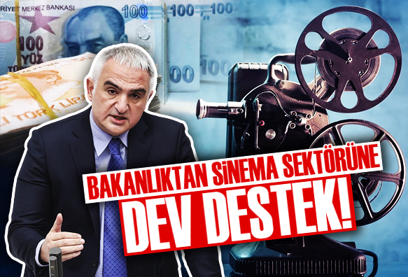 Bakan Mehmet Nuri Ersoy dan sinema sektörüne büyük destek