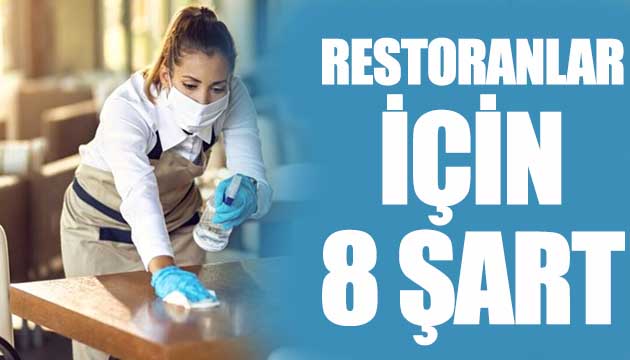 Restoranlar için 8 şart