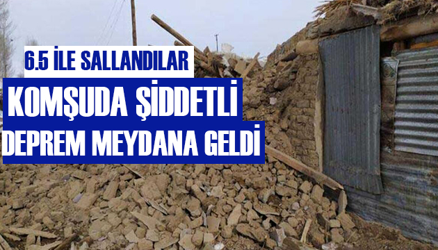 İran da korkutan deprem