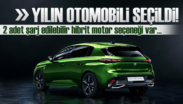 Yeni Peugeot 308 e yılın otomobili ödülü