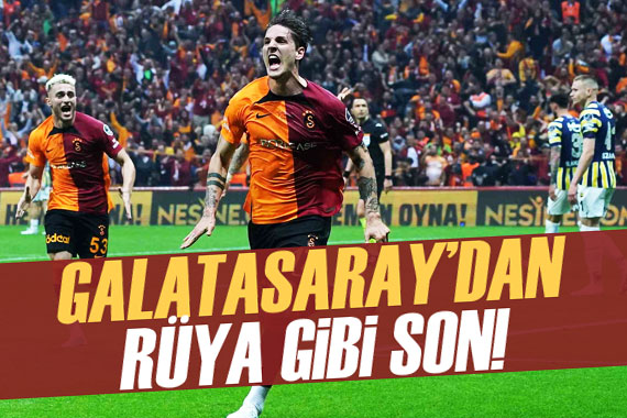 Galatasaray dan rüya gibi son! Fenerbahçe de büyük yıkım