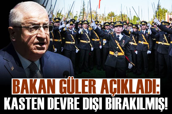 Bakan Güler den  teğmenler  açıklaması!