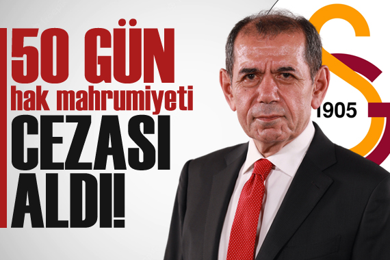 Dursun Özbek e 50 gün hak mahrumiyeti cezası
