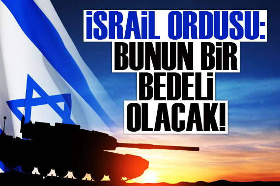 İsrail Ordu Sözcüsü, İran ın füze saldırısının  bir bedeli olacağını  söyledi