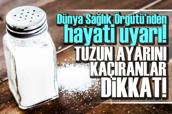 Tuzu azaltmanın hayat kurtarıcı etkisi bulunuyor!