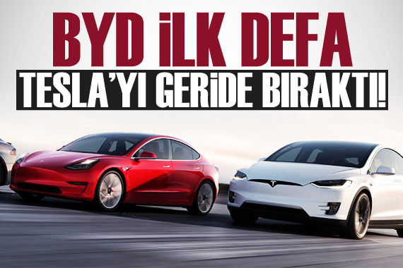 Çinli BYD, satışlarında 100 milyar doları ilk defa aşarak Tesla yı geride bıraktı