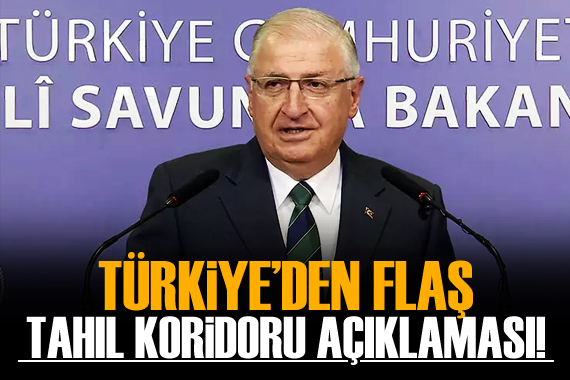 Türkiye den tahıl koridoru açıklaması