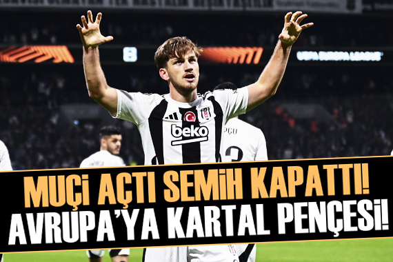 Beşiktaş, Malmö yü ikinci yarıda bulduğu gollerle yıktı
