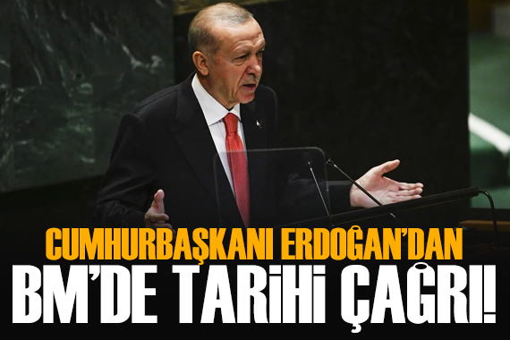 Cumhurbaşkanı Erdoğan BM Genel Kurulu na seslendi!