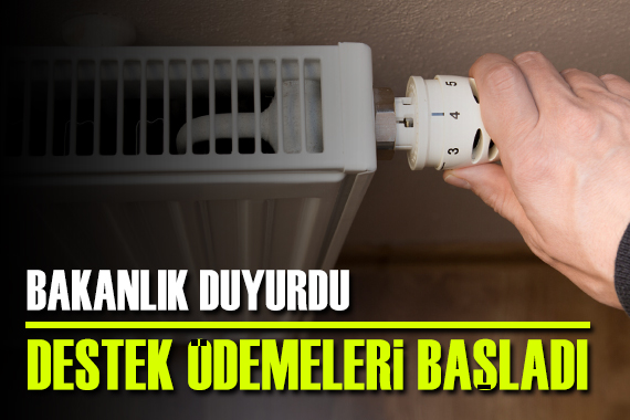 Bakanlık duyurdu: Destek ödemeleri başladı