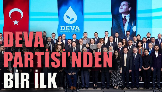 DEVA Partisi nden bir ilk