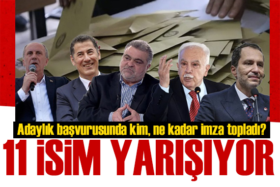 27 Mart ta son! Adaylık başvurusunda kim, ne kadar imza topladı?