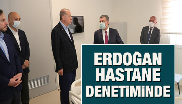 Erdoğan helikopterle denetime çıktı