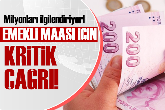 Emekliler maaşlarında iyileştirme istiyor!