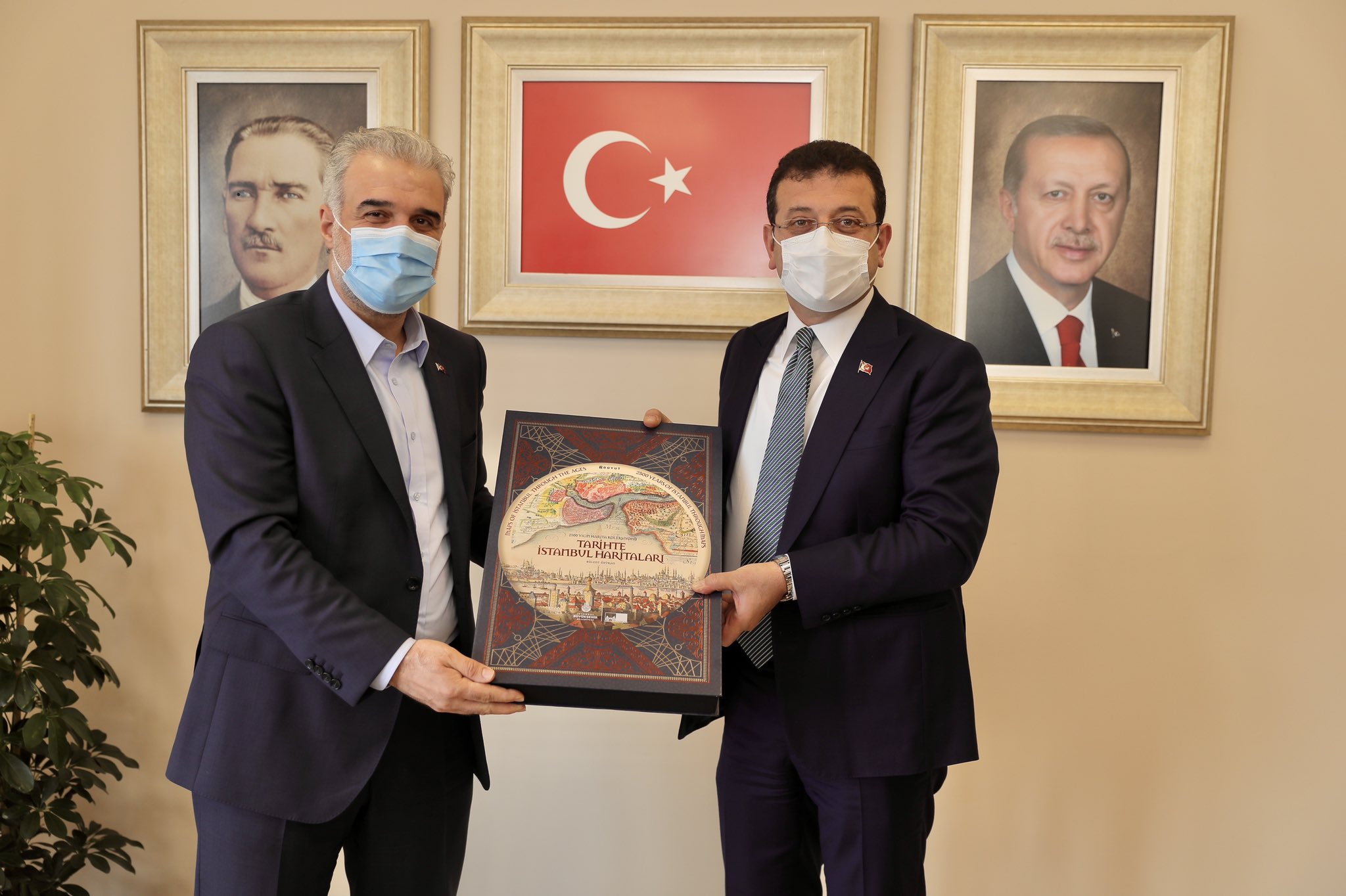 İmamoğlu ndan AK Parti İstanbul İl Başkanı Kabaktepe ye ziyaret
