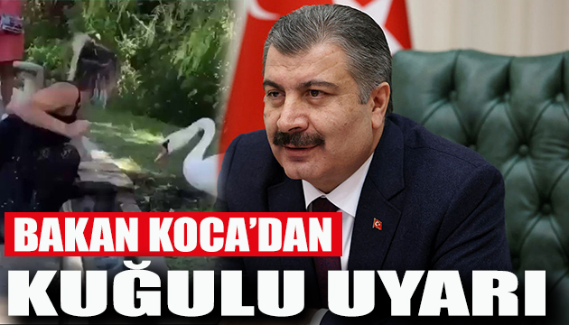 Bakan Koca dan kuğu örnekli uyarı