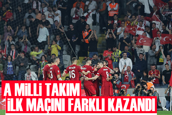 A Milli Takım farklı kazandı!