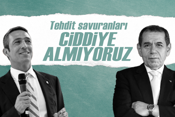 Fenerbahçe den Dursun Özbek e cevap: Tehdit savuranları ciddiye almıyoruz!