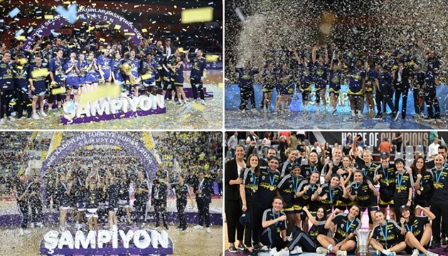 Fenerbahçe tüm kupaları kazandı