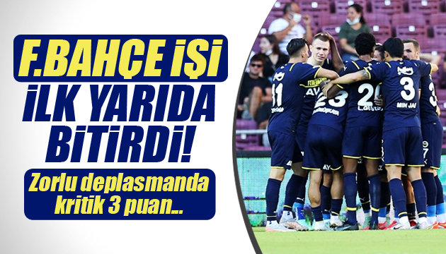 Fenerbahçe, Hatay ı 2 golle geçti!