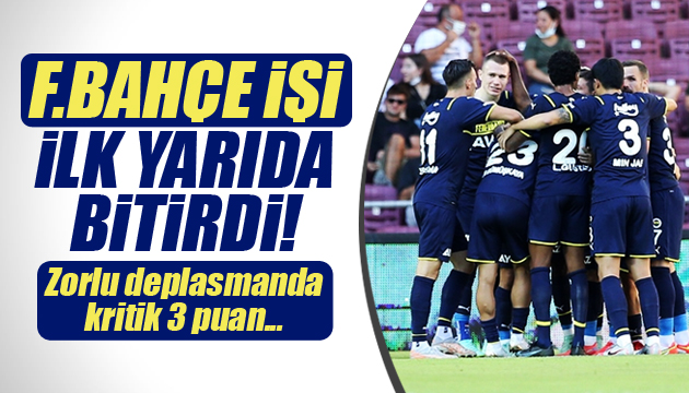 Fenerbahçe, Hatay ı 2 golle geçti!