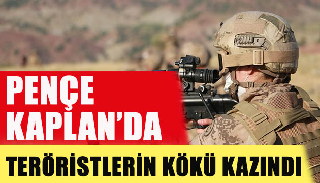 Pençe Kaplan teröristlerin kökünü kazıdı