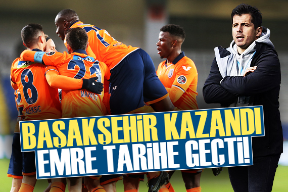 Başakşehir kazandı, Emre Belözoğlu tarihe geçti!