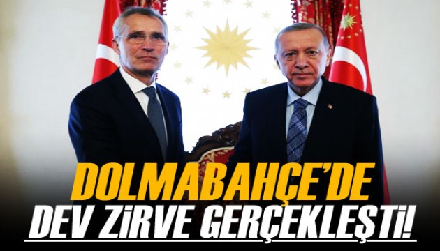 Cumhurbaşkanı Erdoğan, NATO Genel Sekreteri Stoltenberg'i kabul etti