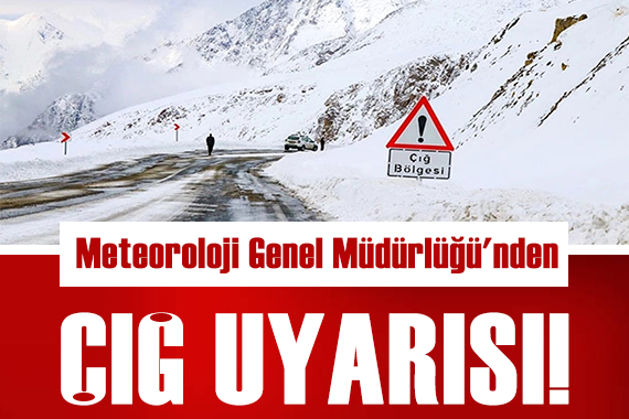 Genel Müdürlük ten çığ uyarısı!