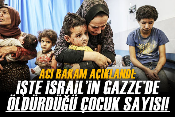İsrail in Gazze de öldürdüğü çocuk sayısı 8 bini aştı