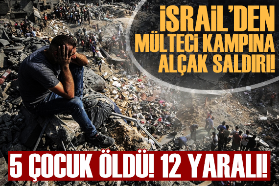 İsrail in Gazze de Şati Mülteci Kampı na saldırısında 5 çocuk öldü, 12 kişi yaralandı