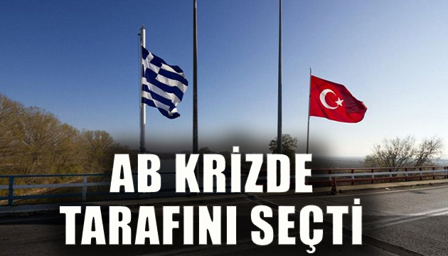 AB krizde tarafını seçti