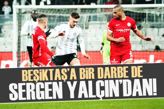 Beşiktaş a evinde Antalyaspor şoku!
