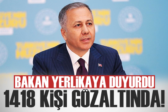 İBB ye yönelik soruşturmalara ilişkin eylemlerde 1418 şüpheli gözaltına alındı