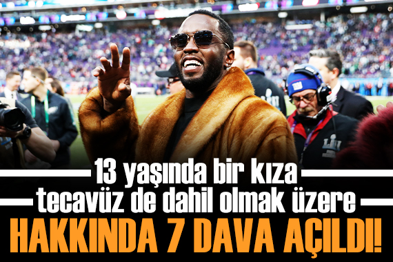 ABD li ünlü rapçi Diddy hakkında 7 yeni dava