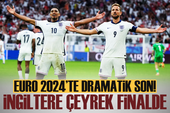 EURO2024 te dramatik son! İngiltere çeyrek finalde