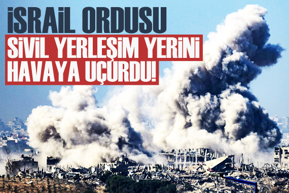İsrail ordusu Han Yunus ta onlarca evi kapsayan sivil yerleşim yerini havaya uçurdu