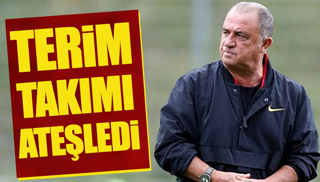 Terim takımı ateşledi