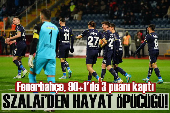 Fenerbahçe, 90+1 de 3 puanı kaptı!