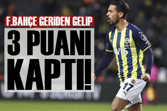 F.Bahçe geriden gelip 3 puanı kaptı!