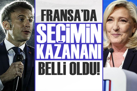 Fransa da seçimin galibi belli oldu!