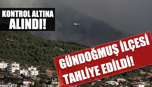 Gündoğmuş İlçesi tahliye edildi!