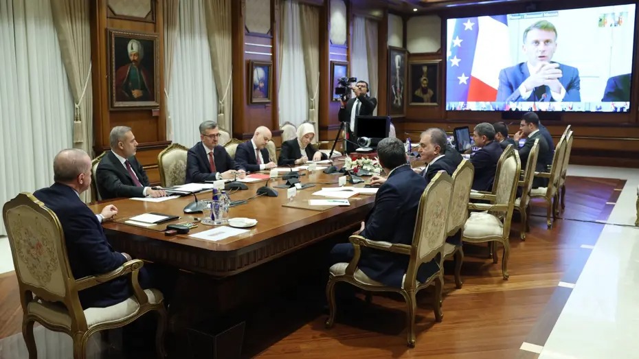 Erdoğan, Ukrayna konusunda Gönüllüler Koalisyonu Liderler Zirvesi ne katıldı