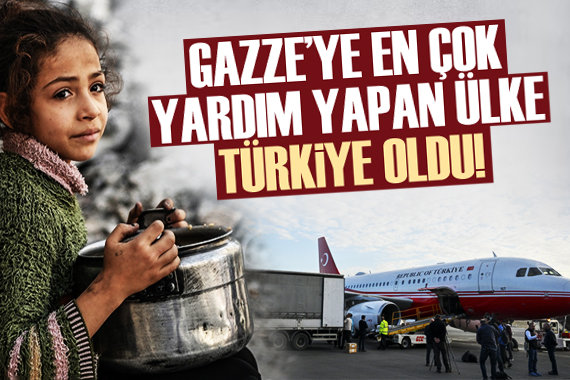 Türkiye nin Gazze ye insani yardımları 52 bin tonu aştı